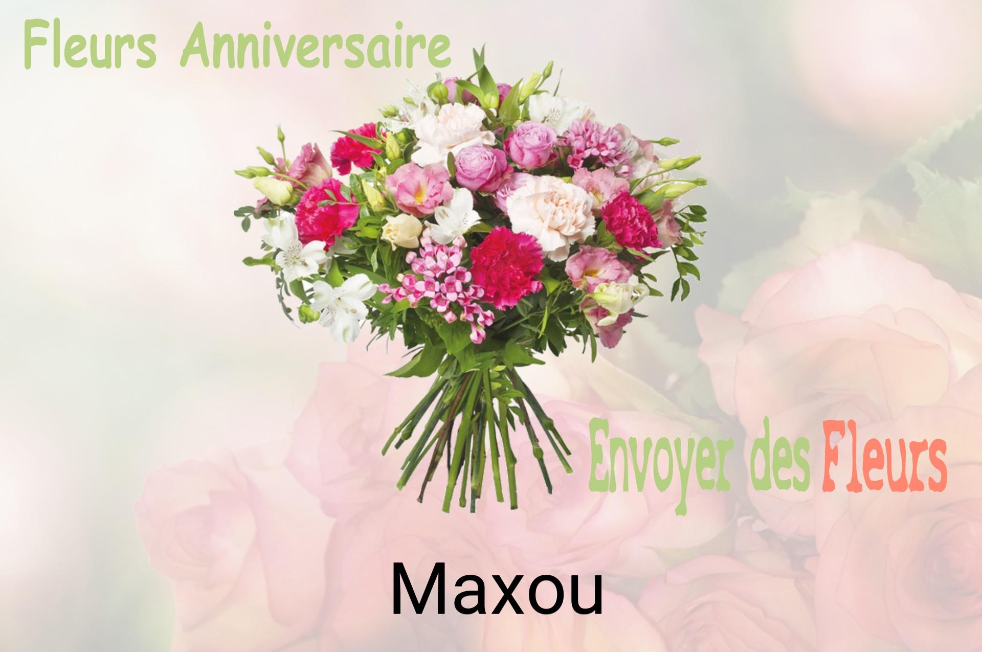 Bouquet de fleurs d’anniversaire livré à Maxou